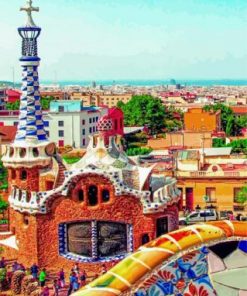 Park Guell Spain Paint by numbers