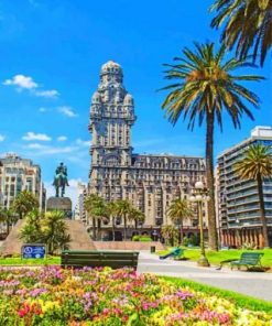 Plaza Independencia Uruguay Paint by numbers