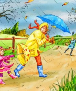 Rainy Day Paint by numbers