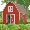Red Barn Paint By Numbers