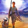 Rey Star Wars Paint by numbers