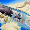 Retro Helicopter Paint by numbers