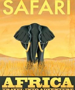 Safari Illustration paint by numbers