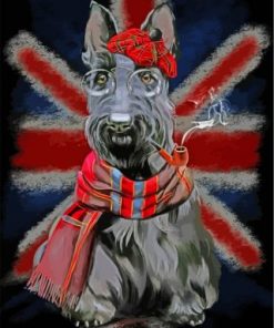 Schnauzer Sherlock Holmes Paint by numbers