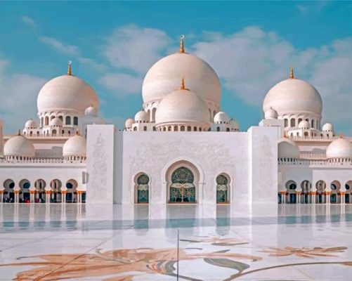 Sheikh Zayed Mosque Paint by numbers