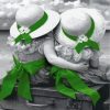 Black and White sisters paint by numbers