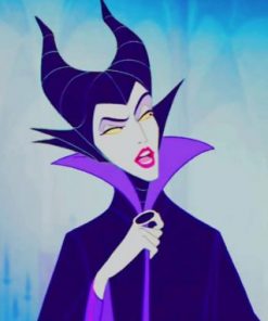 Sleeping Beauty Maleficent paint by numbers