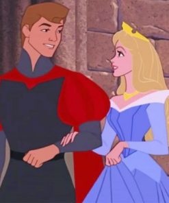 Sleeping Beauty And Her Prince Paint by numbers