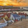 Whitby Abbey paint by numbers