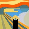 The Scream Paint by Numbers