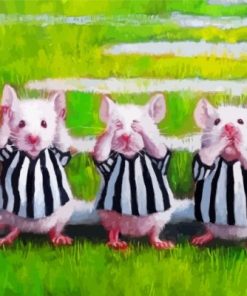 Tree Mice Paint by numbers