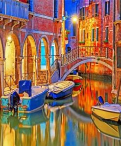 Venice At Night Paint by numbers