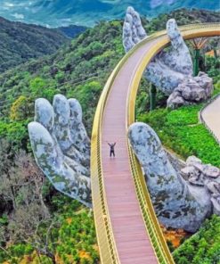 Golden Bridge Vietnam Paint by numbers