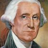 Vintage George Washington Paint by numbers