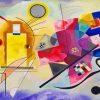 Yellow Red Blue paint by numbers