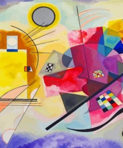 Yellow Red Blue paint by numbers