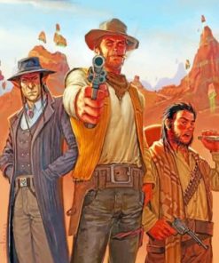 Western Cowboys Paint by numbers