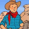 Western Tintin Paint by numbers
