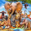 Wild Animals paint by numbers