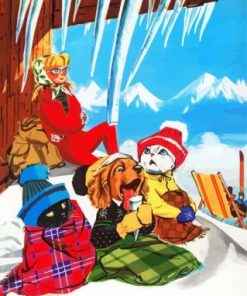 Winter Trip Paint by numbers