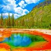 Yellowstone Park paint by numbers