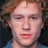 Young Heath Ledger paint by numbers