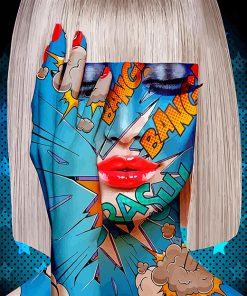 Bang Girl Pop Art - Paint By Number