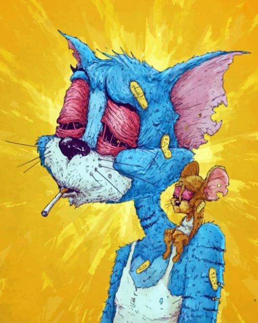 Stoner-Tom-And-Jerry-paint-by-number
