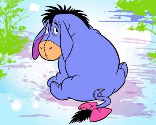 Eeyore paint by numbers