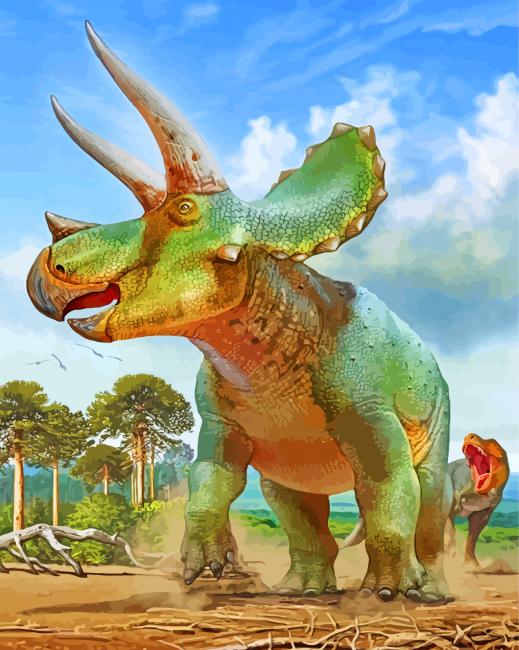 green-dinosaur-paint-by-number