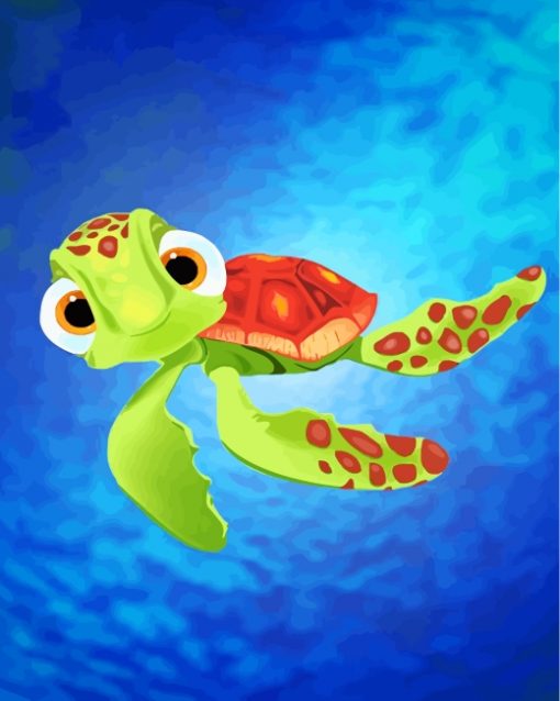 Squirt Finding Nemo painting by numbers