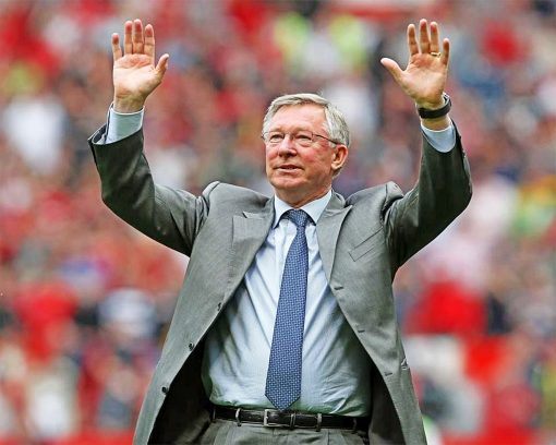 Sir Alex Ferguson paint by numbers