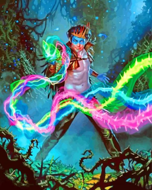 Asian Fairy Boy paint by numbers
