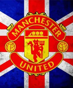 Man United Logo paint by numbers