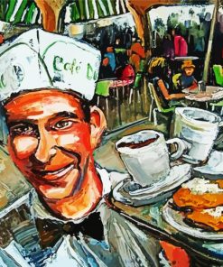 Abstarct Waiter paint by numbers