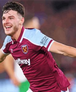 Declan Rice paint by numbers