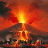 Vesuvius The Volcanic Mountain paint by numb