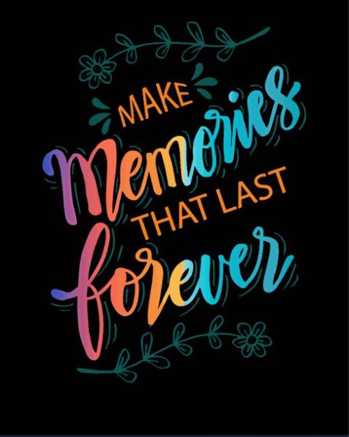 Aesthetic Memories paint by numbers