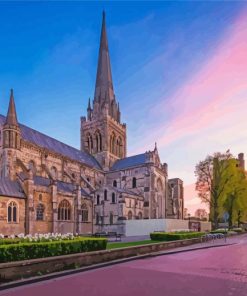 Chichester Cathedral paint by number