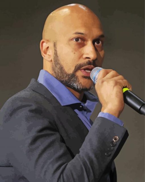 Keegan Michael Key paint by numbers