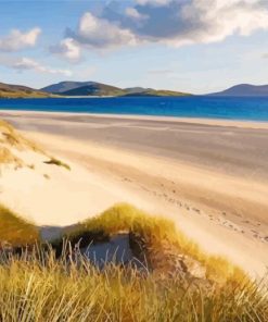 Luskentyre Beach paint by numbers