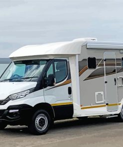 White Motorhome paint by numbers