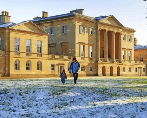 Aesthetic Basildon Park paint by numbers