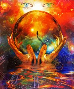 Aesthetic Crystal Ball paint by numbe