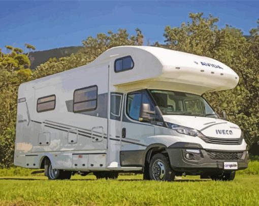 Aesthetic Motorhome paint by numbers