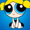 Bubbles Powerpuff paint by number