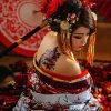 Aesthetic Japan Girl paint by numbe