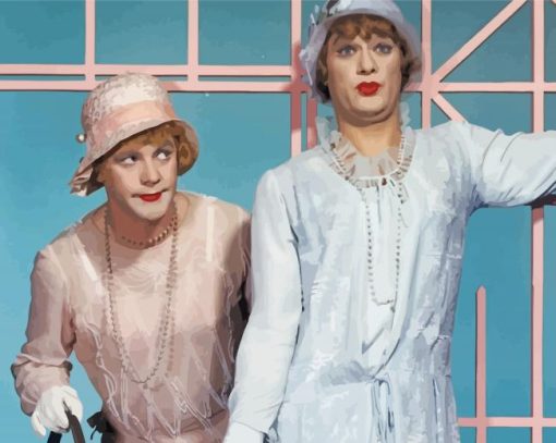 Aesthetic Some Like it Hot paint by number