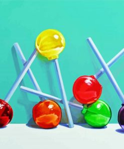 Colorful Lolly paint by numbe