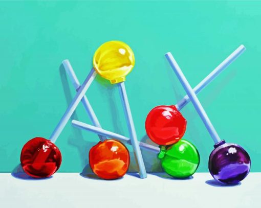 Colorful Lolly paint by numbe